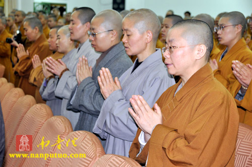 闽南佛学院召开2010年春季开学大会(图12)