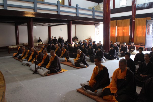 温州雁荡山能仁寺隆重举行观音七法会，闽南佛学院照愿法师开讲《观世音菩萨普门品》(图5)