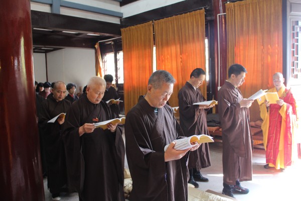 温州雁荡山能仁寺隆重举行观音七法会，闽南佛学院照愿法师开讲《观世音菩萨普门品》(图12)