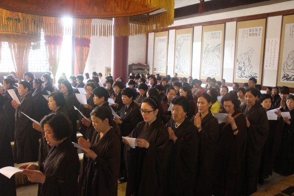温州雁荡山能仁寺庆祝佛诞节举行盛大浴佛节(图5)