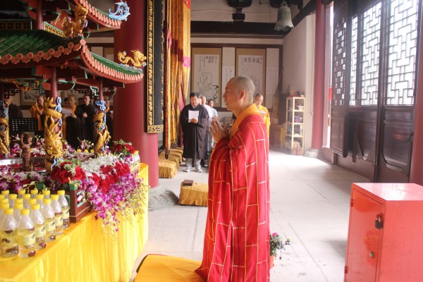 温州雁荡山能仁寺庆祝佛诞节举行盛大浴佛节(图7)