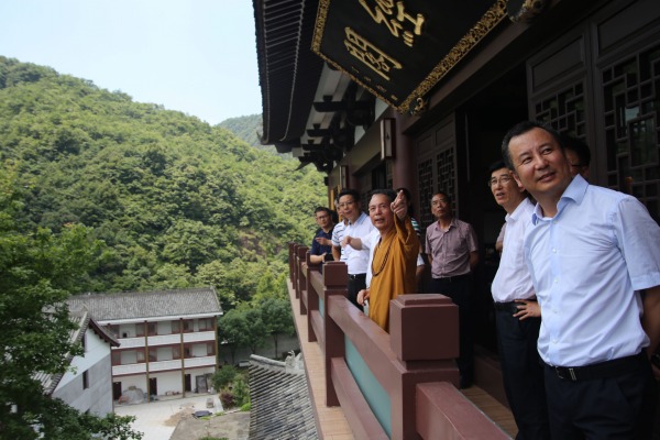 温州市委书记陈一新等一行人来能仁寺视察指导(图15)