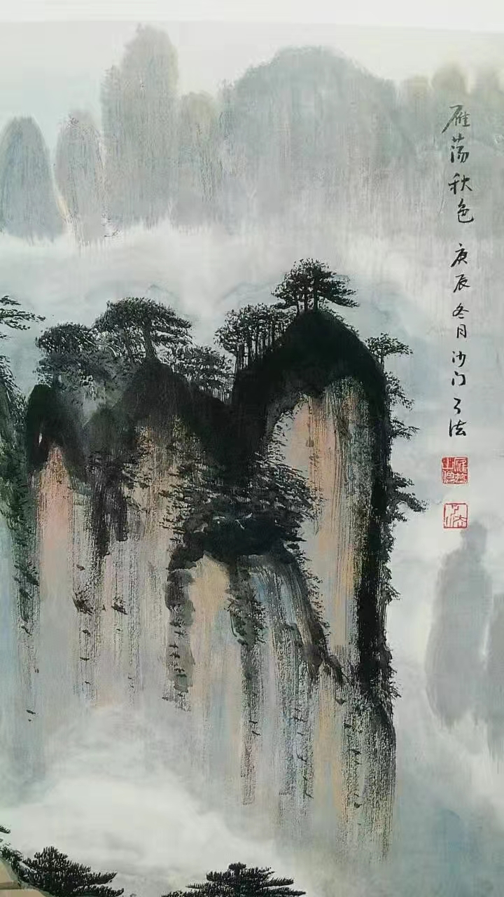 了法法师国画作品(图2)