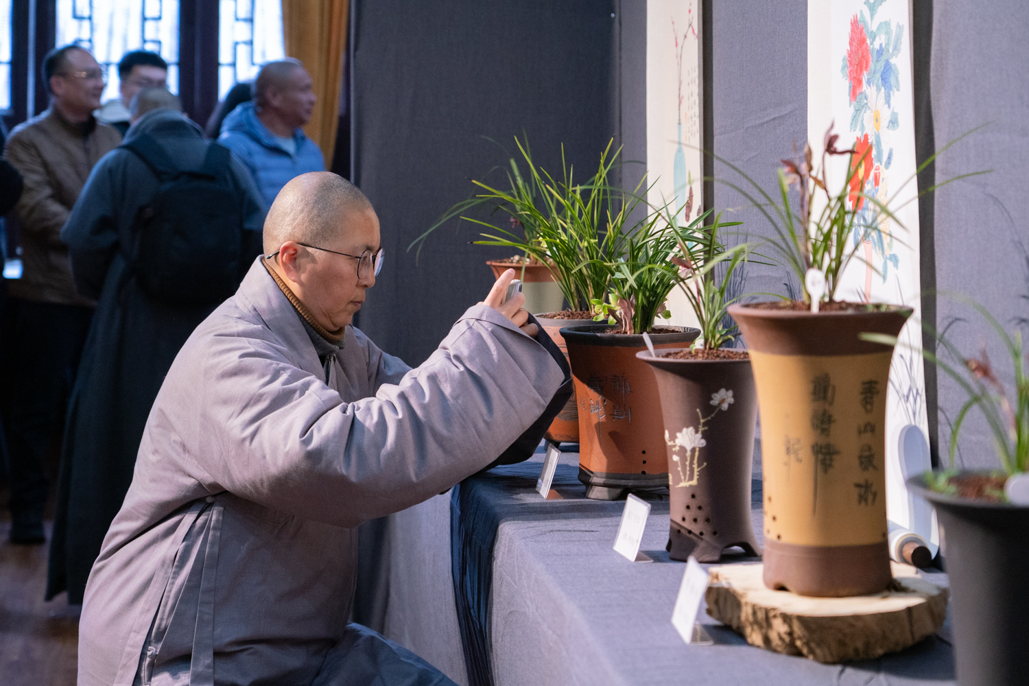 兰叶葳蕤｜雁荡山能仁寺素心“之江同心·瓯越兰馨”温州美丽寺院建设暨兰花展开幕圆满(图18)